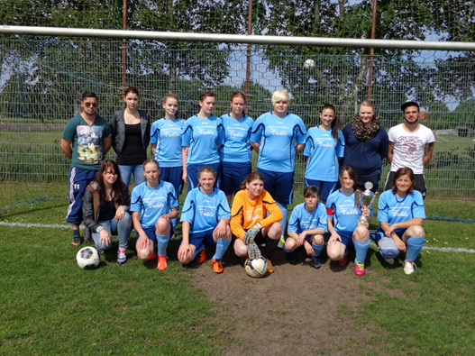 Stehend von Links: A.Schmidt, L.Günter,N.Strenge,M.Einhaus,C.Birne,K.Timme,K.Bilendir,S.Kleimann,D.Rockmann Kniend von Links: K.Schnarhelt,N.Wöste,S.Wichmann,S.Duberke,C.Strenge,M.Eilers-Strenge